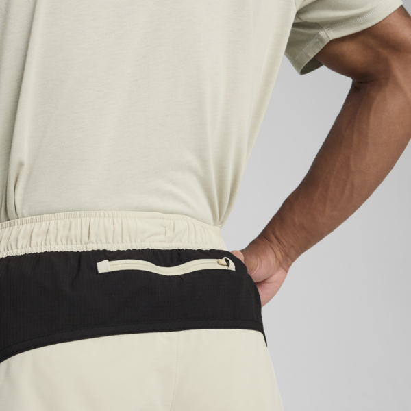 Shorts de running Run Velocity ULTRAWEAVE 17cm para hombre, Desert Dust, large-ARG