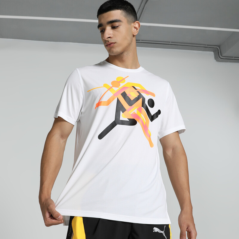 

Men's PUMA RUN "FASTER ICONS" Graphic Running T-shirt