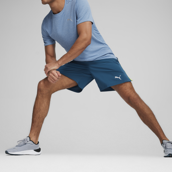 Shorts de running RUN FAV Velocity 17cm para hombre, Ocean Tropic, large-ARG