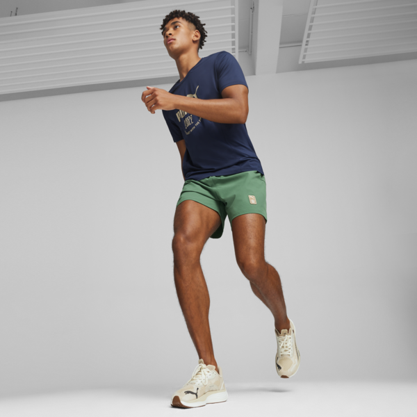 PUMA x First Mile Men's Woven Shorts, Vine, large-ZAF