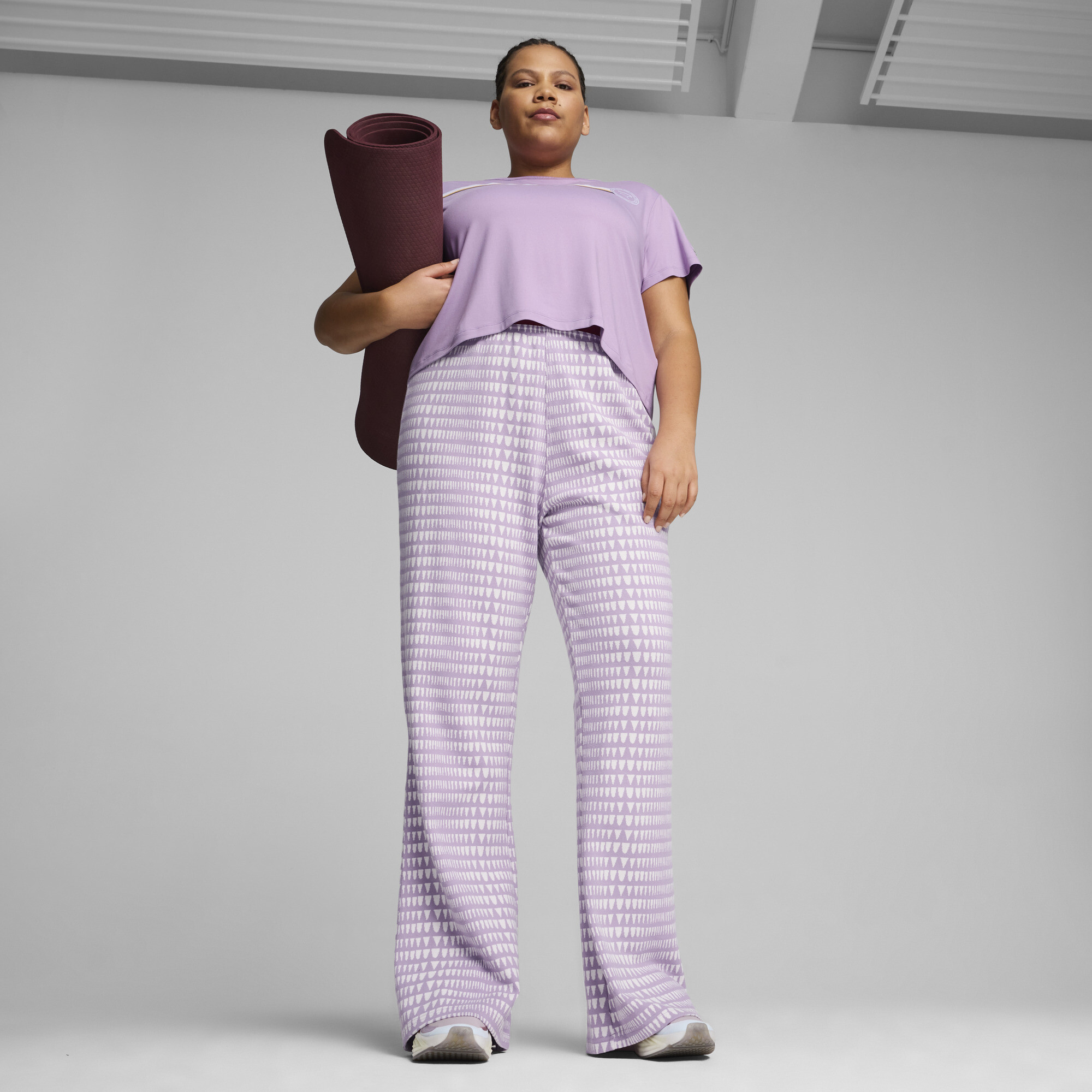 Women's PUMA X Lemlem Pants In Purple, Size XS, Cotton