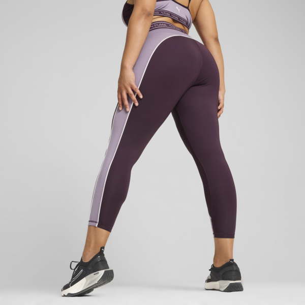 Calzas de entrenamiento para mujer PUMA FIT 7/8, Midnight Plum, large-ARG