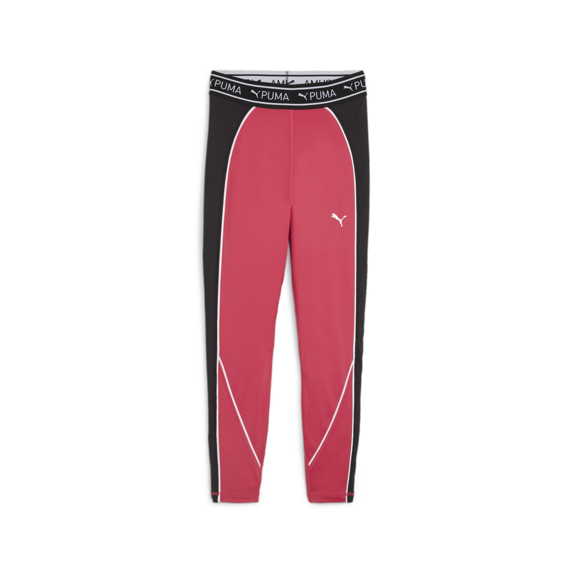 Women's PUMA FIT 7/8 Training Tights In Pink, Size Large