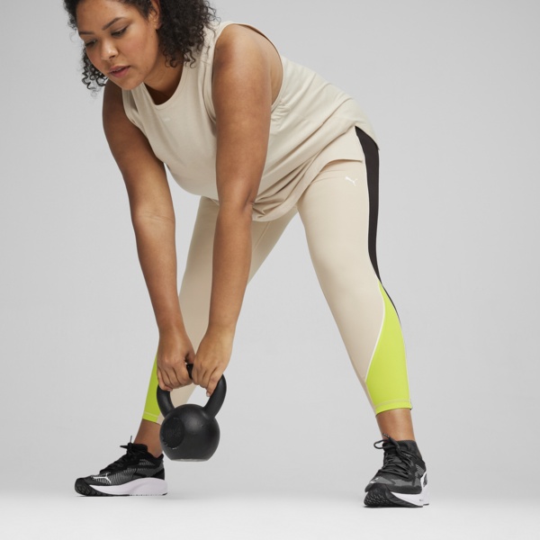 PUMA FIT 7/8 Women's Training Tights, Putty, large-ZAF