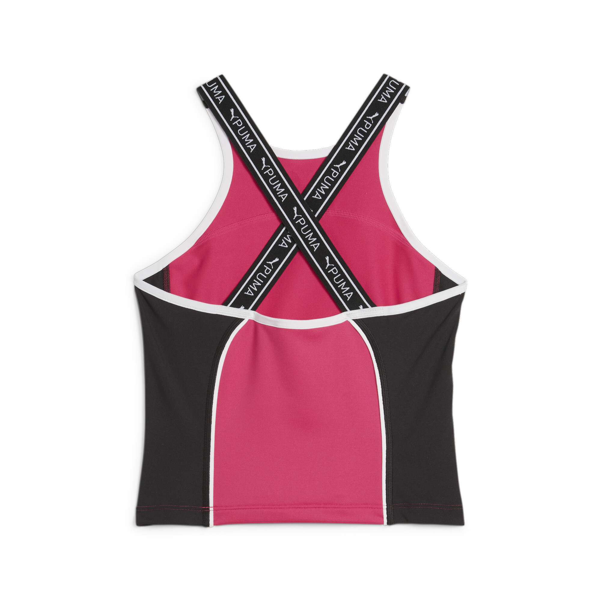 Women's PUMA FIT Fitted Tank In Pink, Size Medium