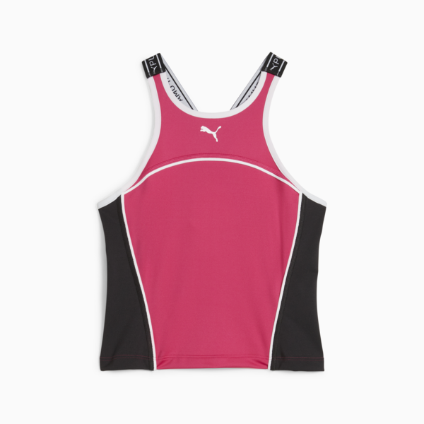 Remera entallada para mujer PUMA FIT, Garnet Rose, large-ARG