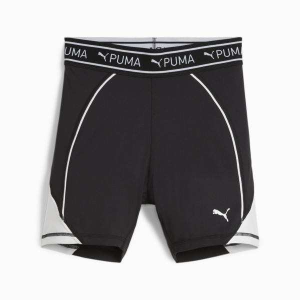 Shorts para mujer train strong, PUMA Black, large-ARG