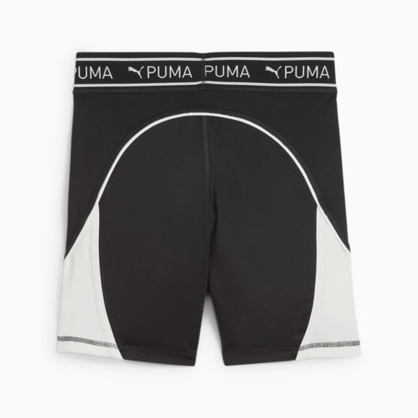 Shorts para mujer train strong, PUMA Black-Vapor Gray, large-ARG