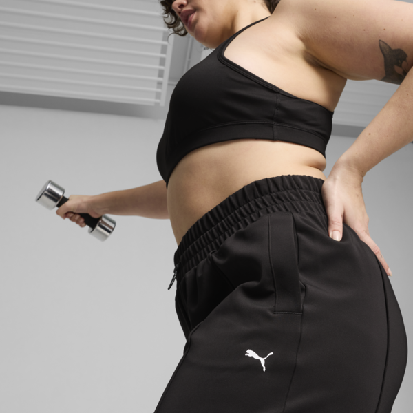 Jogging de tejido doble PUMA FIT para mujer, Puma Black, large-ARG