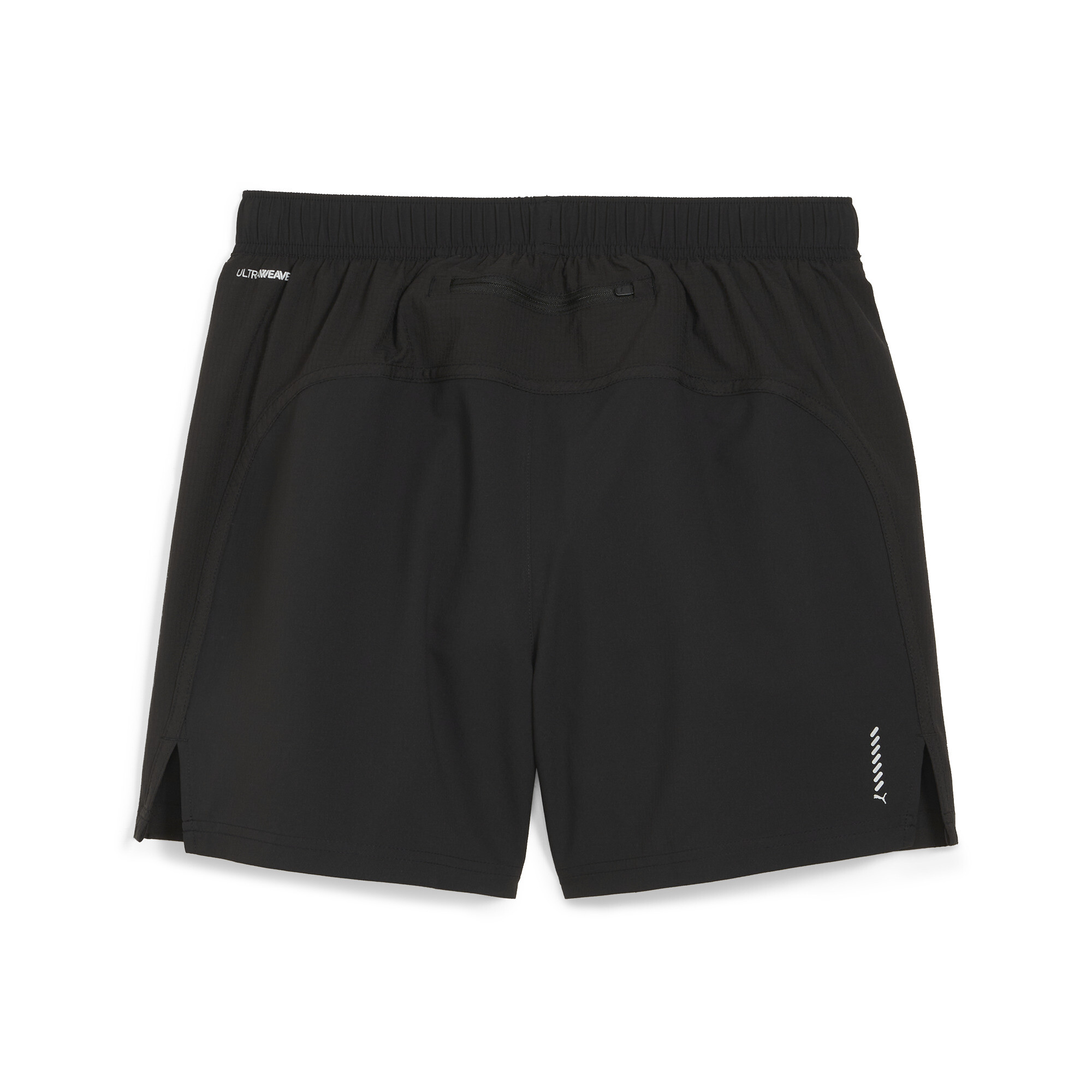 Men's PUMA RUN VELOCITY ULTRAWEAVE 5 Running Shorts In Black, Size Large, Polyester