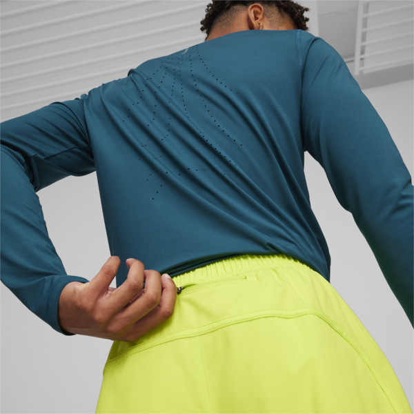 RUN VELOCITY ULTRAWEAVE 5" Men's Running Shorts, Lime Pow, large-ZAF