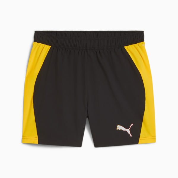 Shorts de running RUN ULTRAWEAVE 5" para hombre, PUMA Black-Sun Stream, large-ARG