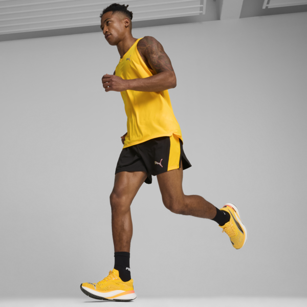 Shorts de running RUN ULTRAWEAVE 5" para hombre, PUMA Black-Sun Stream, large-ARG