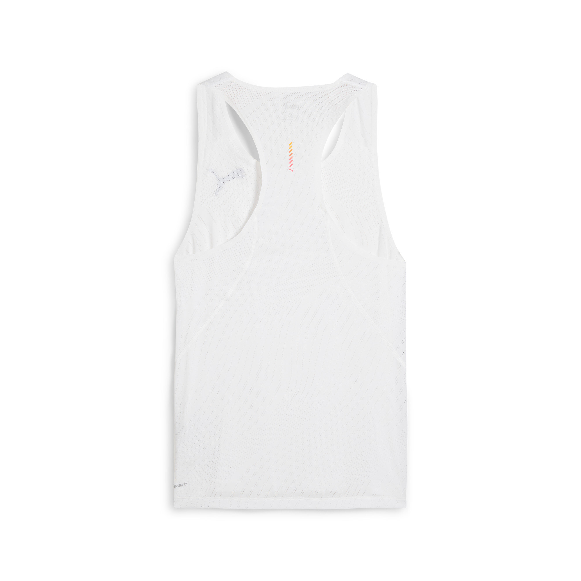 Men's PUMA RUN ULTRASPUN Running Singlet In White, Size Small, Polyester