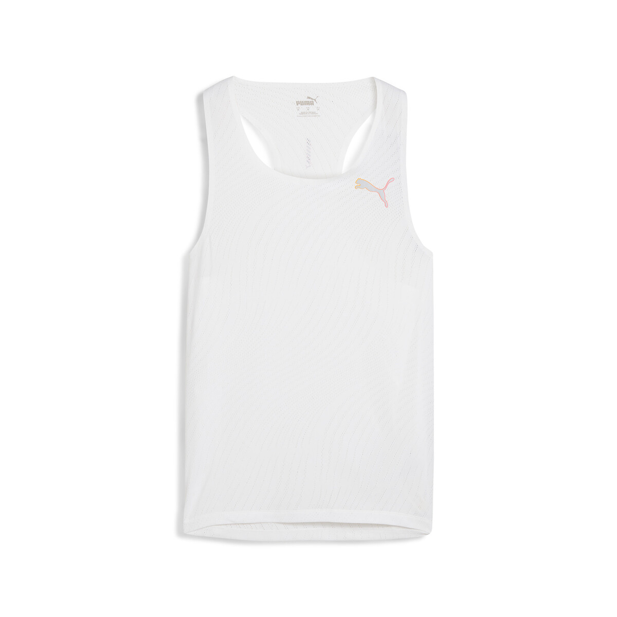 RUN ULTRASPUN Men's Running Singlet in White/Aop by PUMA, XL