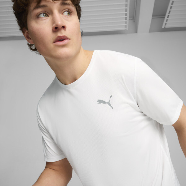 RUN FAVORITE Men's Tee, PUMA White, large-ZAF