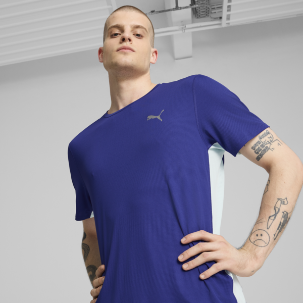 RUN FAVORITE Men's Tee, Lapis Lazuli, large-ZAF