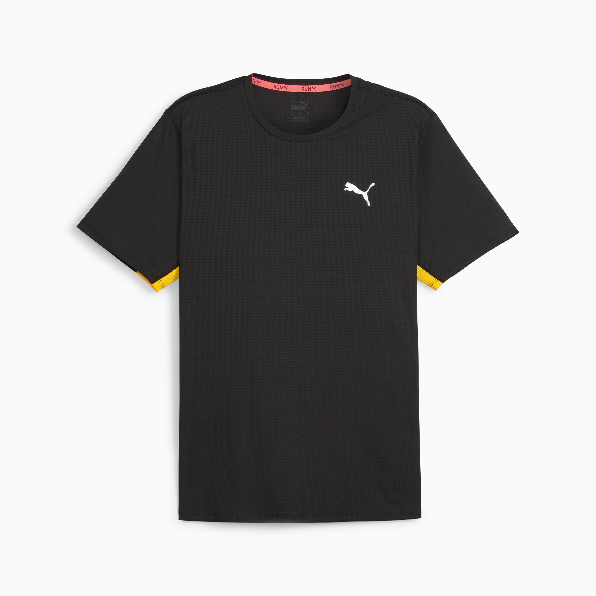 Puma RUN FAVORITE VELOCITY T-SHIRT Herren | Black/Sun Stream | Größe: S