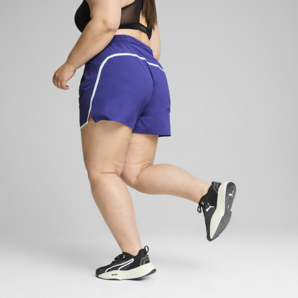 Shorts de running con pierna de 10cm para mujer Run Velocity ULTRAWEAVE, Lapis Lazuli, large-MEX
