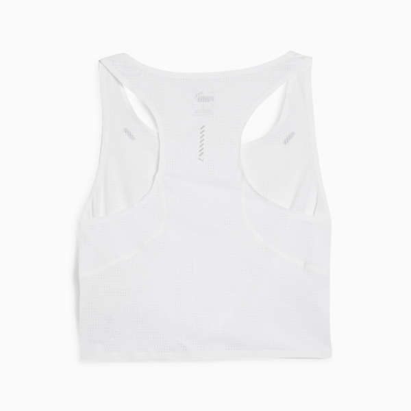 RUN ULTRASPUN Women's Running Crop Top, PUMA White, large-ZAF