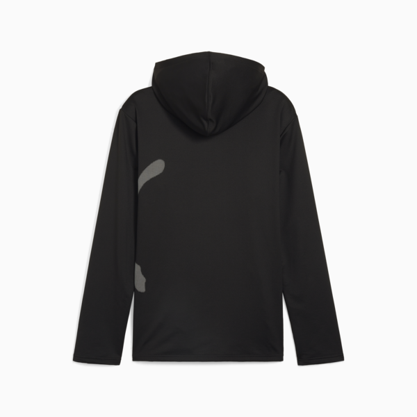 Sudadera con capucha para hombre Train All Day Big Cat, PUMA Black, large-MEX