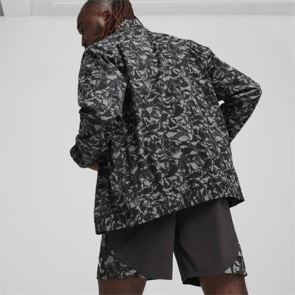 Campera PUMA Fit para hombre, PUMA Black-Q1 print, large-ARG