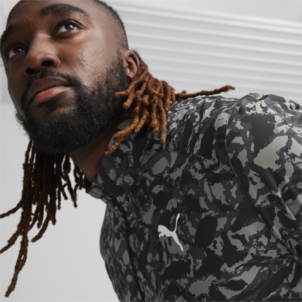 Campera PUMA Fit para hombre, PUMA Black-Q1 print, large-ARG