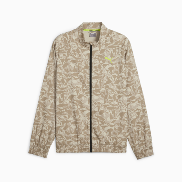Campera PUMA Fit para hombre, Putty-Q1 print, large-ARG