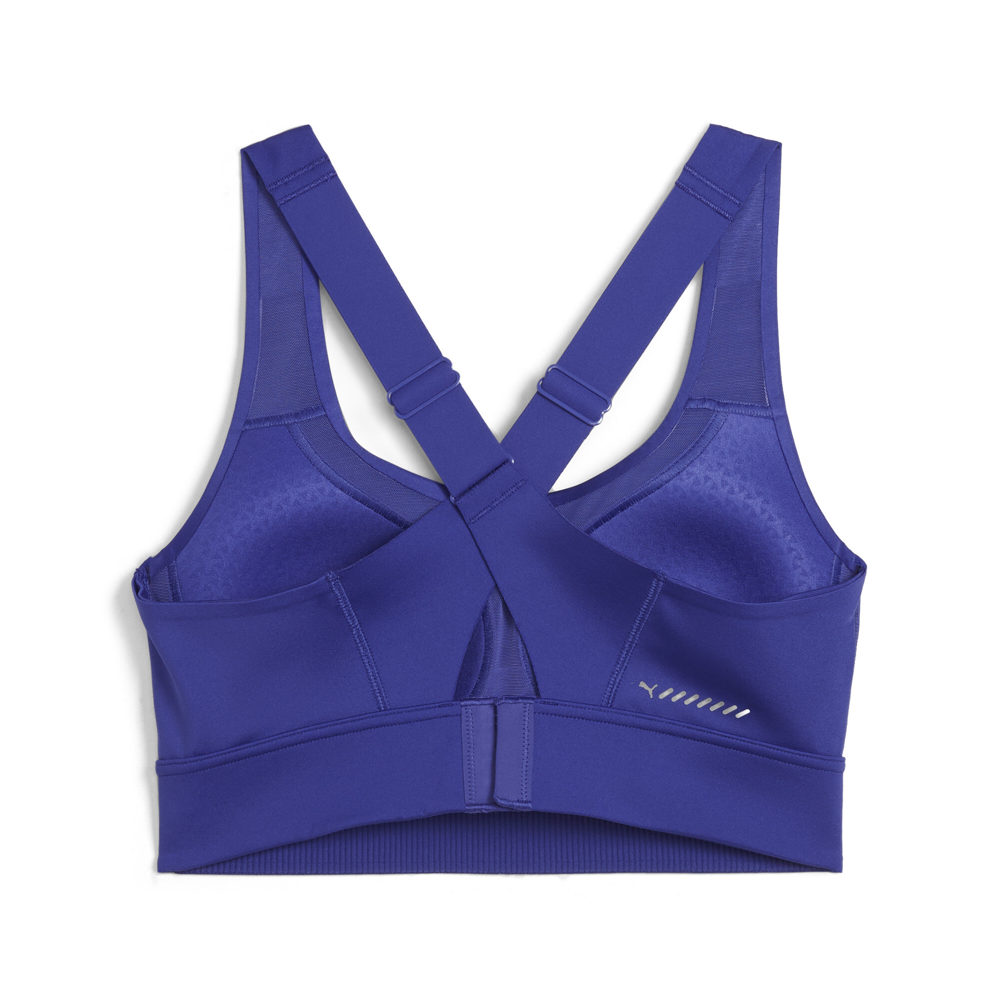 Women's Puma PWRbreathe RUN BRA, Blue, Size S, Clothing