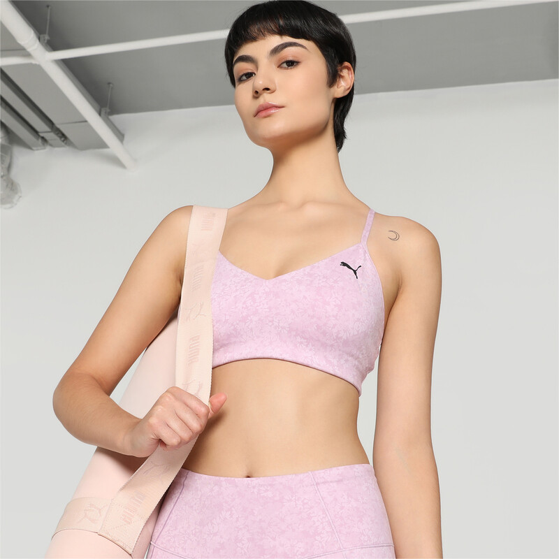 Women's PUMA Move Training Yogini Bra in Gray size S