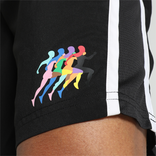 Shorts de running PRIDE Velocity para hombre, PUMA Black, large-ARG