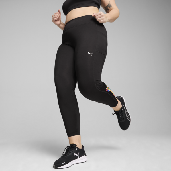 Calzas de running PRIDE para mujer, PUMA Black, large-ARG