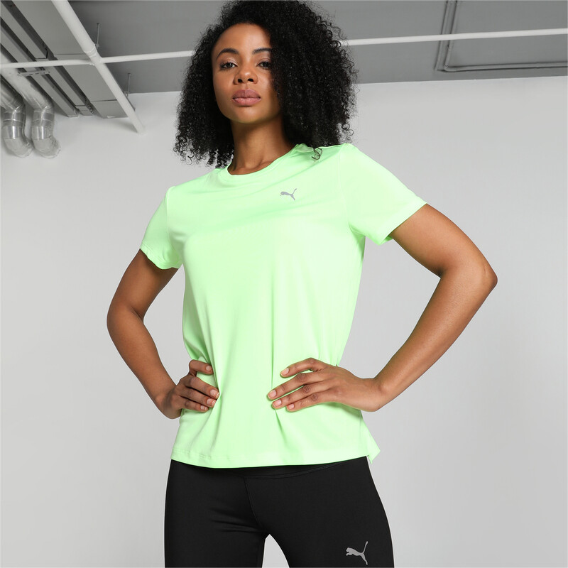

Women's PUMA RUN FAVORITE Heather T-shirt, Gray/green