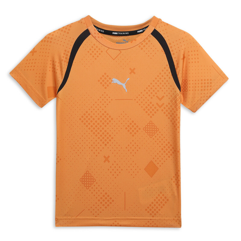 PUMA X One8 Boy's Printed Training T-shirt in Black size 11-12Y