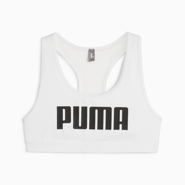 Bra de entrenmiento Mujer 4 KEEPS, PUMA White-Black PUMA, large-MEX