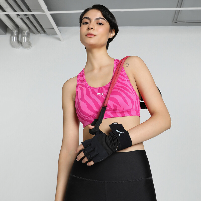 Women's PUMA 4KEEPS Training Bra in Pink size S