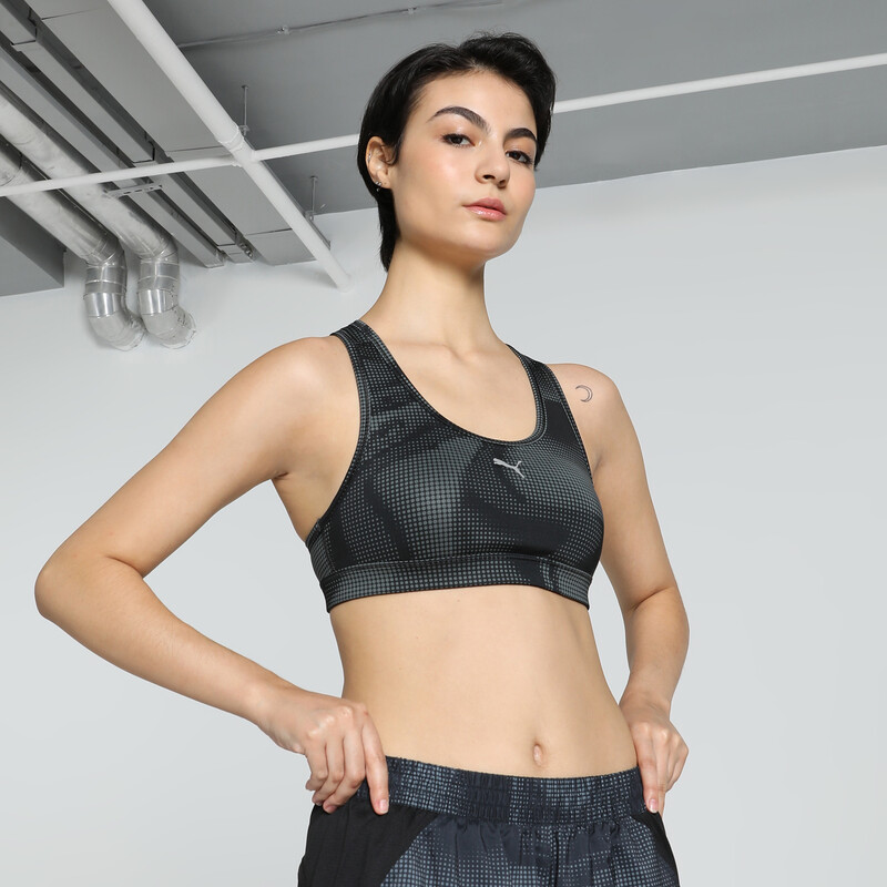 Women's PUMA 4KEEPS Training Bra in Black size S