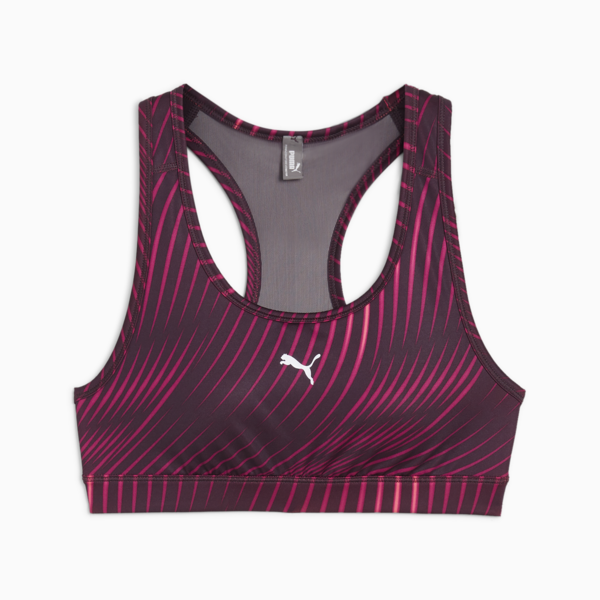 Top deportivo de entrenamiento 4KEEPS para mujer, Midnight Plum-Run AOP, large-ARG