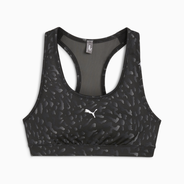 Top deportivo de entrenamiento 4KEEPS para mujer, PUMA Black-Skin AOP, large-ARG