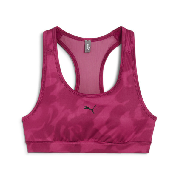 Top Deportivo PUMA de entrenamiento 4Keeps para Mujer en Talle Grande Magenta Gleam/floral Aop