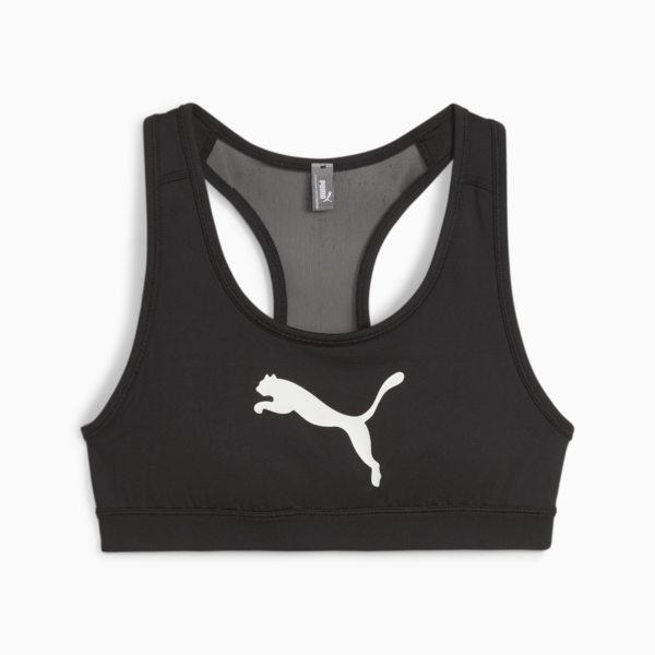 Top deportivo de entrenamiento 4KEEPS para mujer, PUMA Black-Big White Cat, large-ARG