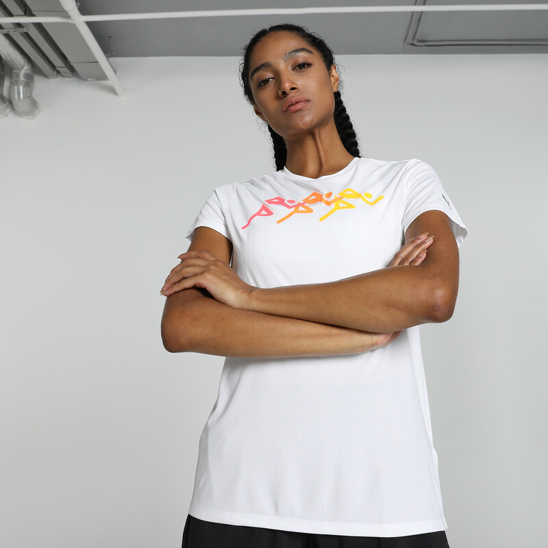 

Women's PUMA Run Fave Graphic Short Sleeve Running T-shirt