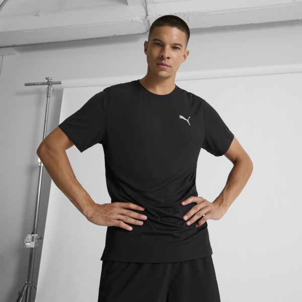 Remera Velocity para hombre, PUMA Black, large-ARG