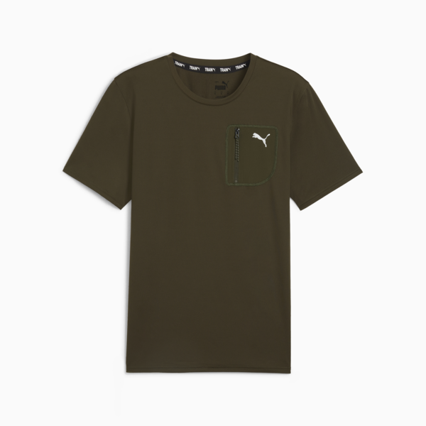 Remera Cargo para hombre, Dark Olive, large-ARG
