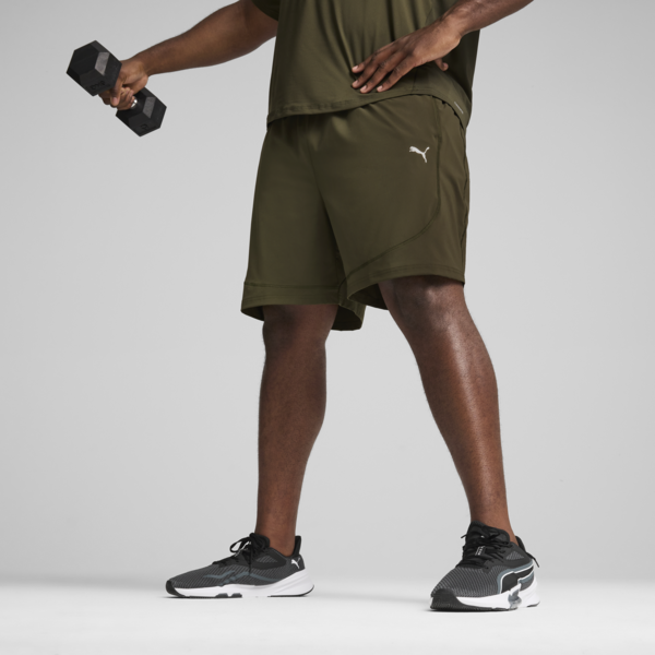 Shorts Flex 17cm para hombre, Dark Olive, large-ARG
