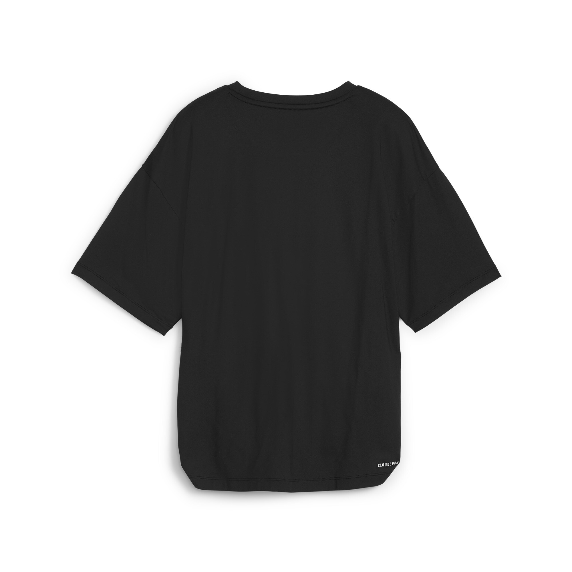 Women's Puma STUDIO Twist T-Shirt, Black, Size M, Clothing