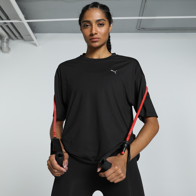 

Women's PUMA STUDIO Twist Relaxed Fit Training Tee