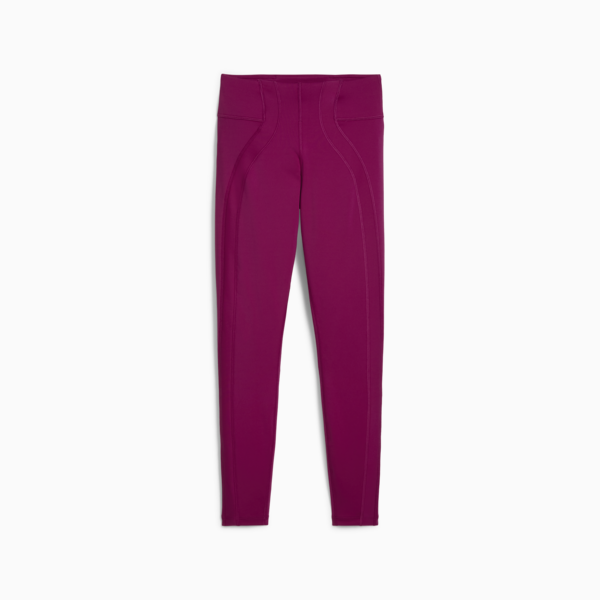 Calzas tiro alto en rib CLOUDSPUN para mujer, Magenta Gleam, large-ARG