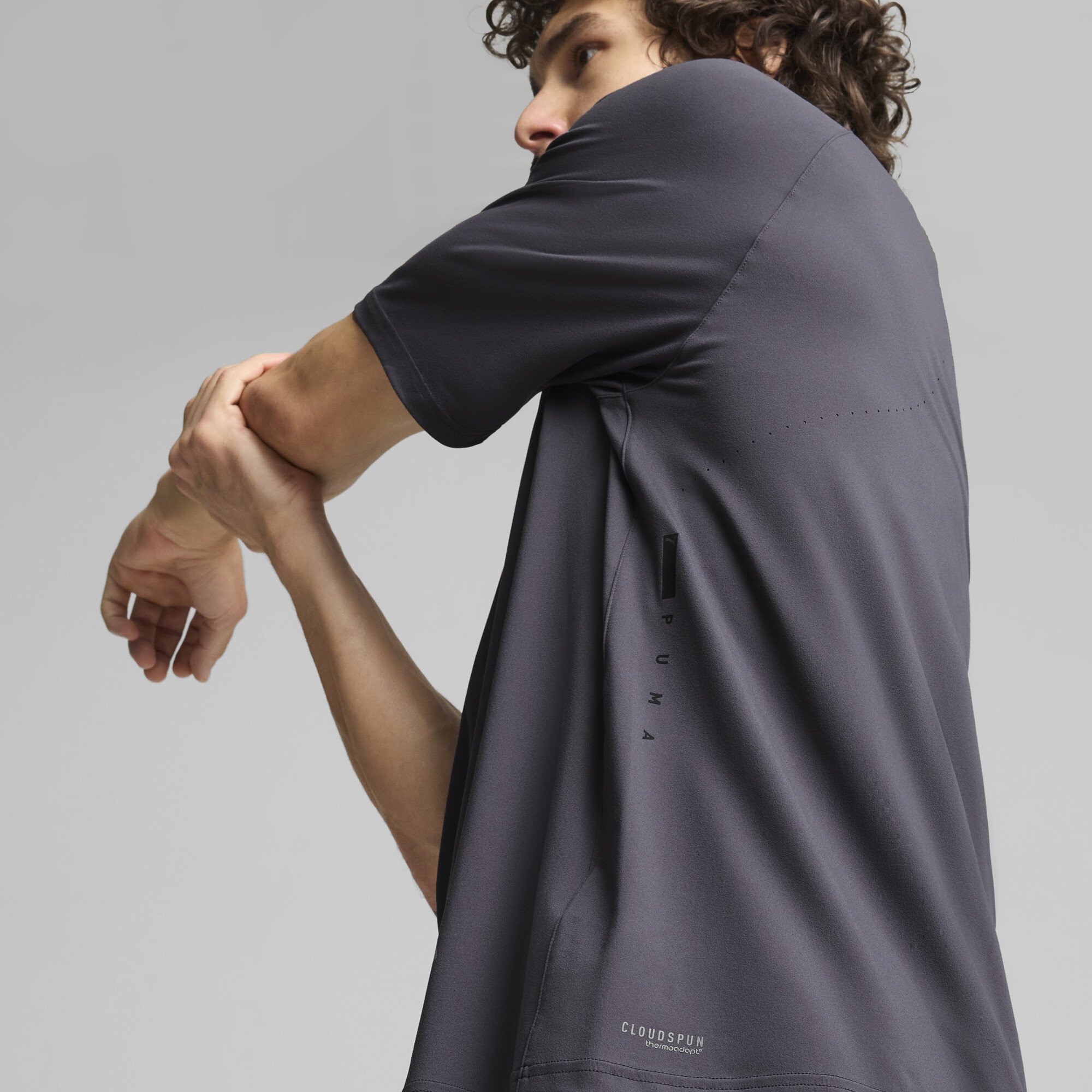 PUMA CLOUDSPUN ThermoAdapt T-shirt, Grijs