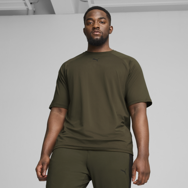 Remera CLOUDSPUN ThermoAdapt para hombre, Dark Olive, large-ARG